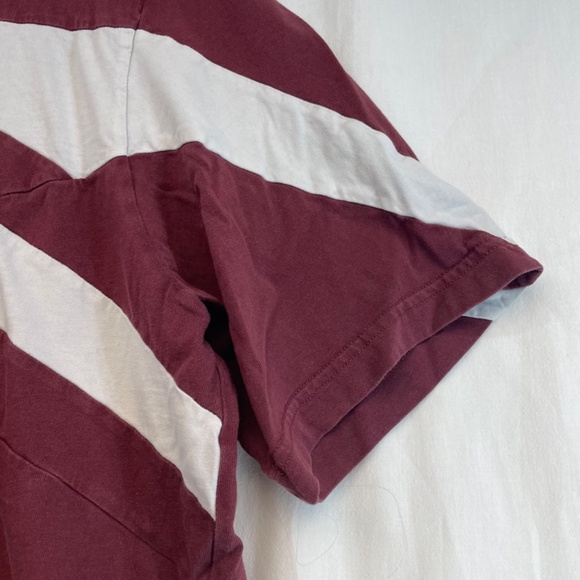 Reebok T-Shirt Maroon White Men’s Size Extra Large - Picture 9 of 11